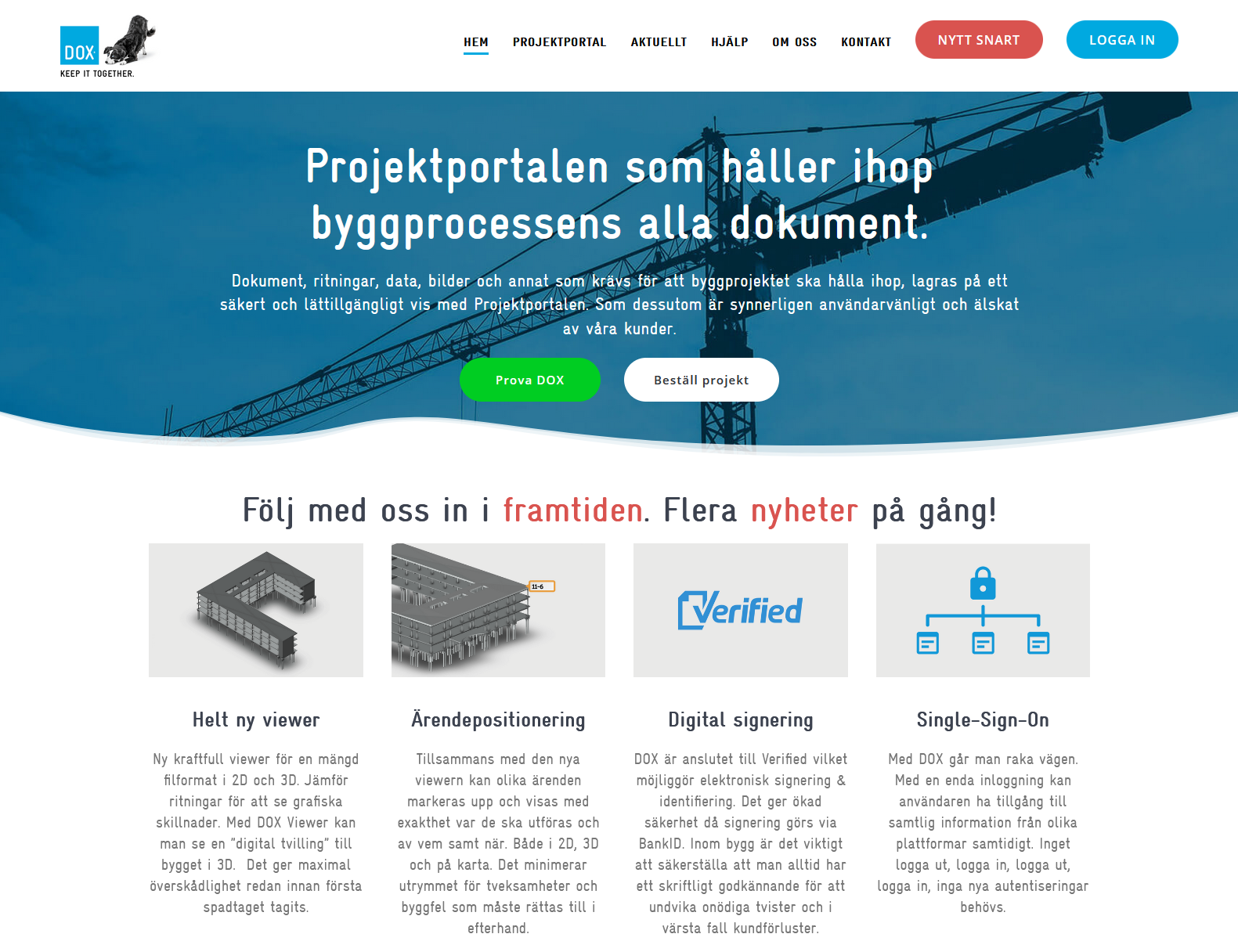 Dox projektportal